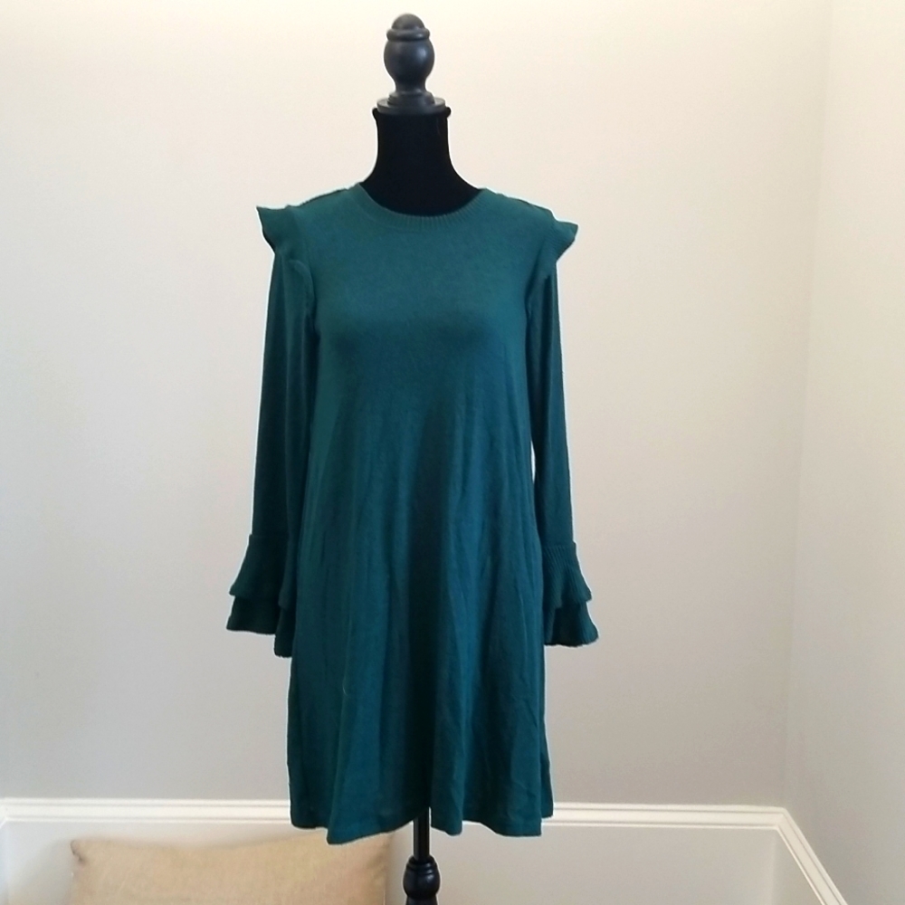 Kids green formal dress